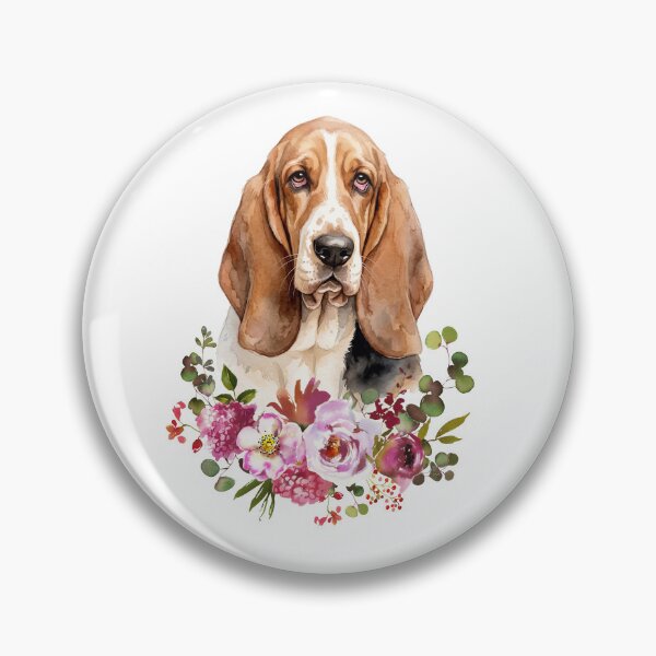 Item preview, Watercolor Basset Hound designed and sold by Liededrom..