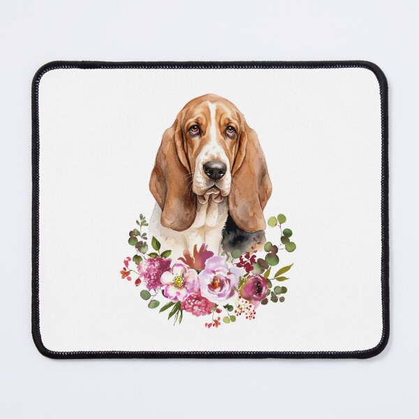Item preview, Watercolor Basset Hound designed and sold by Liededrom..