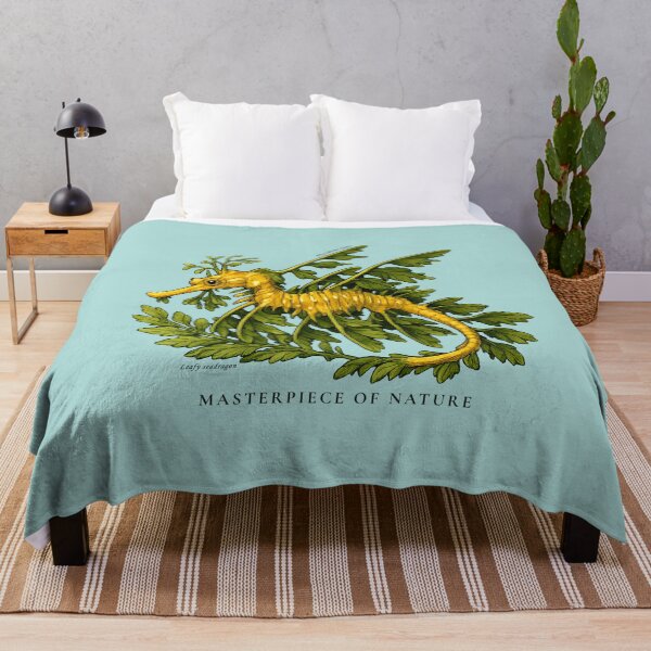 Item preview, Leafy Seadragon – Phycodurus eques | Rare Ocean Masterpiece Conservation Art designed and sold by Pawethic Prints Studio.
