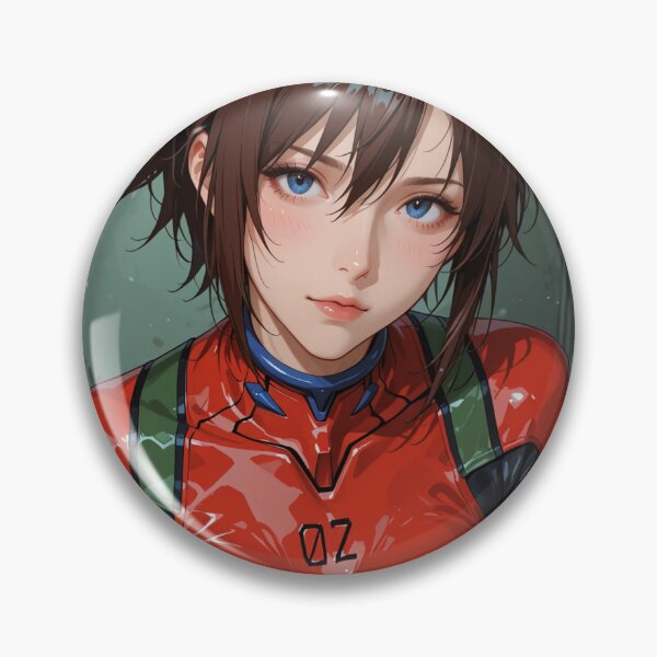 Item preview, Red Plugsuit Mecha Pilot — Anime Sci-Fi Digital Illustration designed and sold by Planet Utoppia.