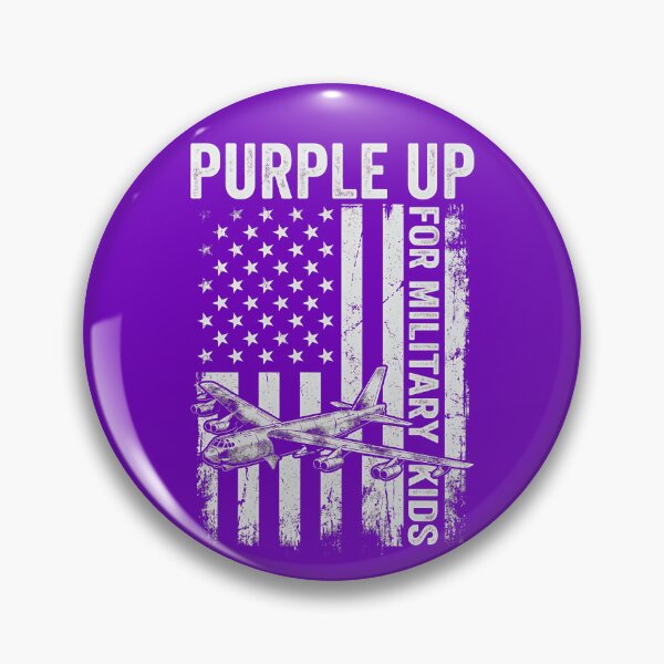Item preview, Purple Up For Military Kids Bomber Month Of Military Child Gear designed and sold by DynamicDesign.