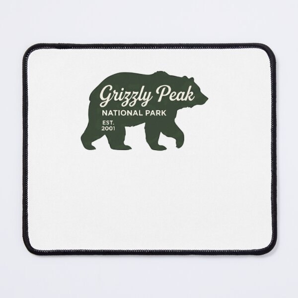 Item preview, Grizzly Peak National Park Est. 2001 Bear Wilderness Outdoor Adventure designed and sold by Simsimah26Parks.