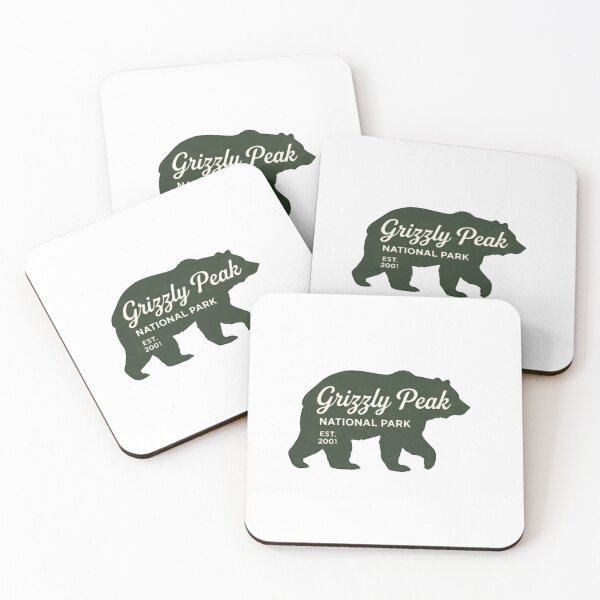 Item preview, Grizzly Peak National Park Est. 2001 Bear Wilderness Outdoor Adventure designed and sold by Simsimah26Parks.