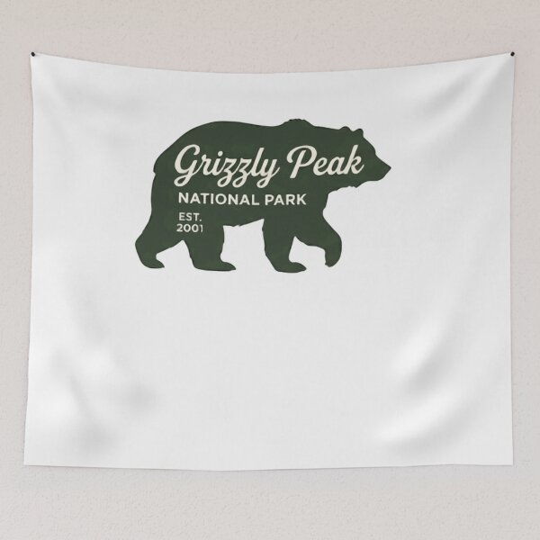 Item preview, Grizzly Peak National Park Est. 2001 Bear Wilderness Outdoor Adventure designed and sold by Simsimah26Parks.