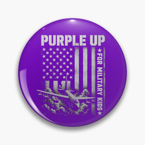 Item preview, Purple Up For Military Kids Bomber Month Of Military Child Gear designed and sold by DynamicDesign.