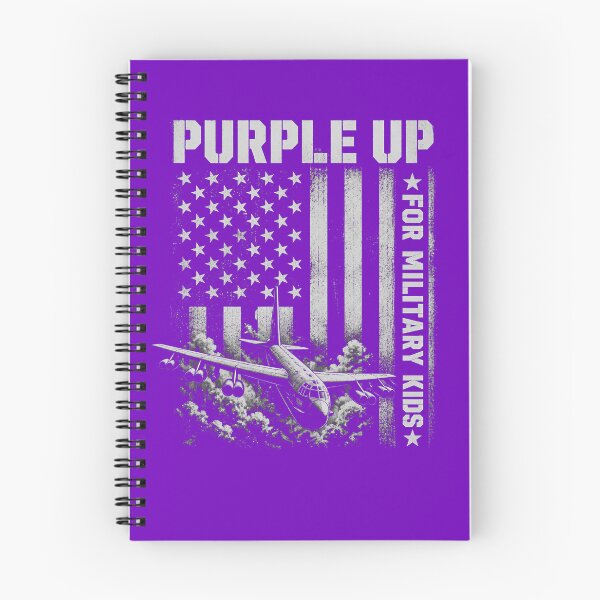 Item preview, Purple Up For Military Kids Bomber Month Of Military Child Gear designed and sold by DynamicDesign.