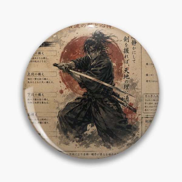 Item preview, Kenjutsu Hyakusen designed and sold by WrenAndCipher.