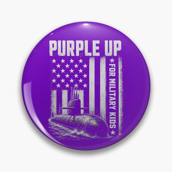 Item preview, Purple Up For Military Kids Sub Month Of Military Child Gear designed and sold by DynamicDesign.