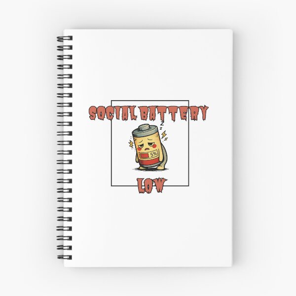 Item preview, Social Battery Low Shirt – Funny Low Energy Introvert Aesthetic Tee designed and sold by DesignTeamHub.