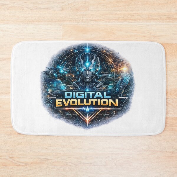 Item preview, Digital Evolution – Futuristic AI Cyber Technology Artwork designed and sold by ROHIT GUPTA.