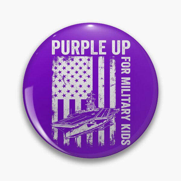 Item preview, Purple Up For Military Kids Carrier Month Of Military Child Gear designed and sold by DynamicDesign.