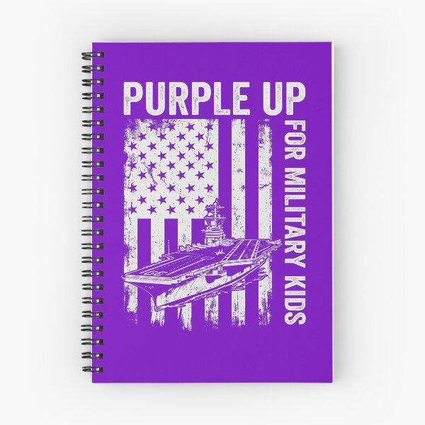 Item preview, Purple Up For Military Kids Carrier Month Of Military Child Gear designed and sold by DynamicDesign.