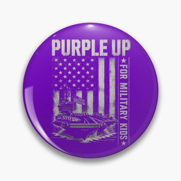 Item preview, Purple Up For Military Kids Carrier Month Of Military Child Gear designed and sold by DynamicDesign.
