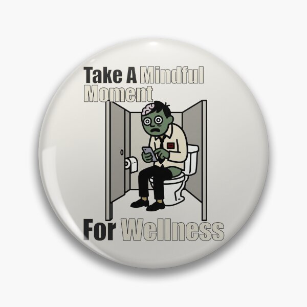 Item preview, Work Misery: The Corporate Wellness Edition - Mindful Moment Zombie designed and sold by 3MillsDesign.