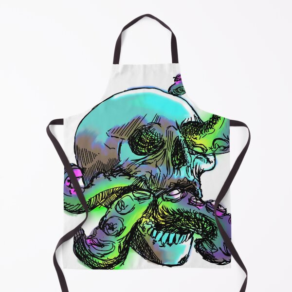 Item preview, Octo skull designed and sold by dusty raccoon.