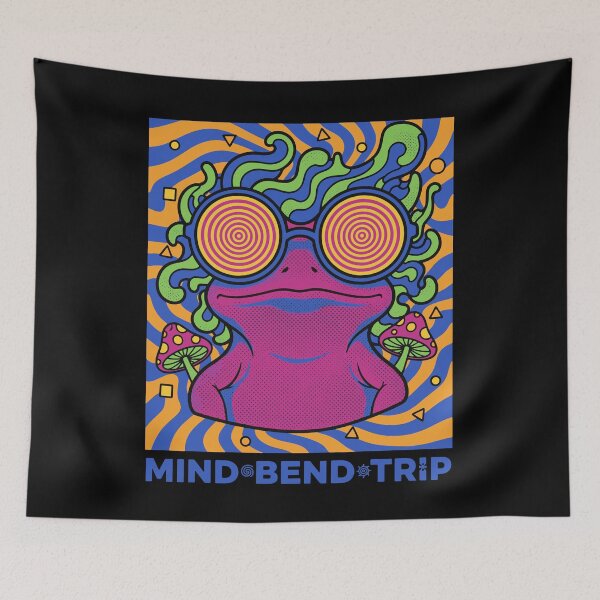 Item preview, trippy festival hippie mushroom Mind Bend Trip designed and sold by LuminOrb.