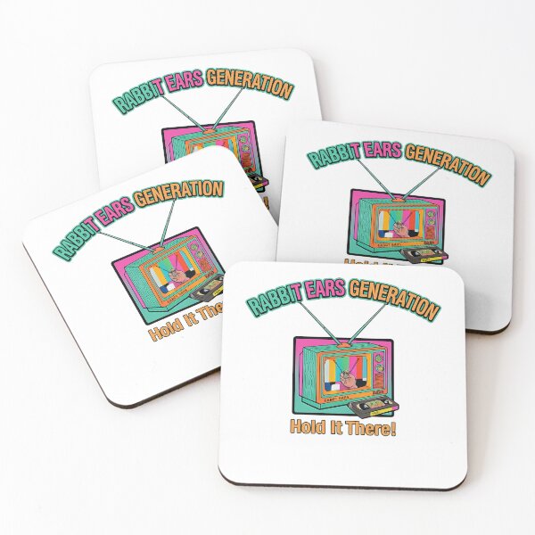 Item preview, Rabbit Ears Generation - Hold It There! Retro TV Antenna Nostalgia Design designed and sold by WisdomInColor.