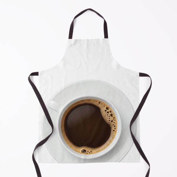 Item preview, Black Coffee Cup Top View Minimalist Art designed and sold by FlatInkStudio.