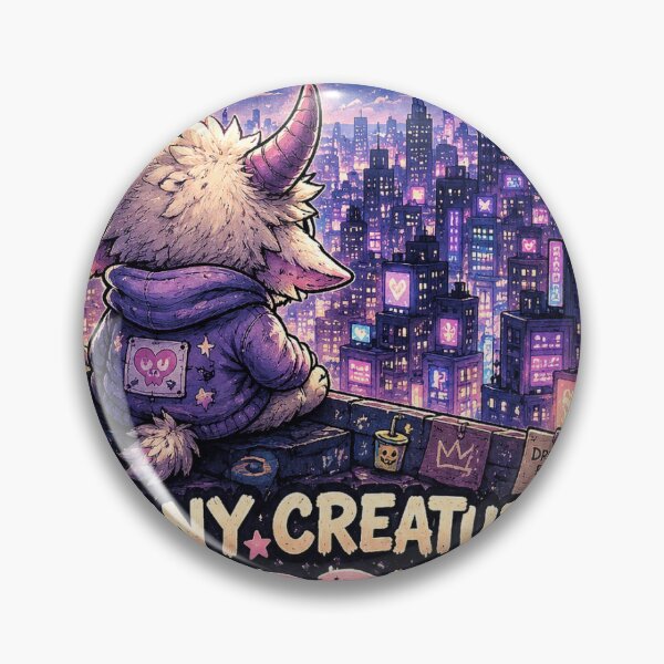 Item preview, Tiny Creature Big Dreams – Cute Dreamer Monster Sticker designed and sold by Wander Pop Studio.