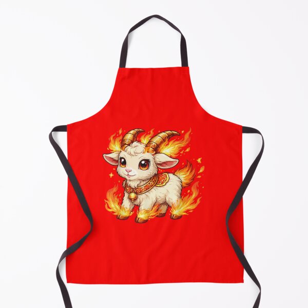 Item preview, Fiery Goat Cute Fantasy Mythical Animal designed and sold by GrumpySableye.