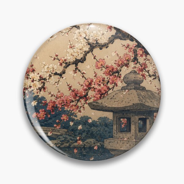 Item preview, Ume Blossom Wind - Vintage Japanese Nature Ukiyo-e Woodblock  designed and sold by bapupa.
