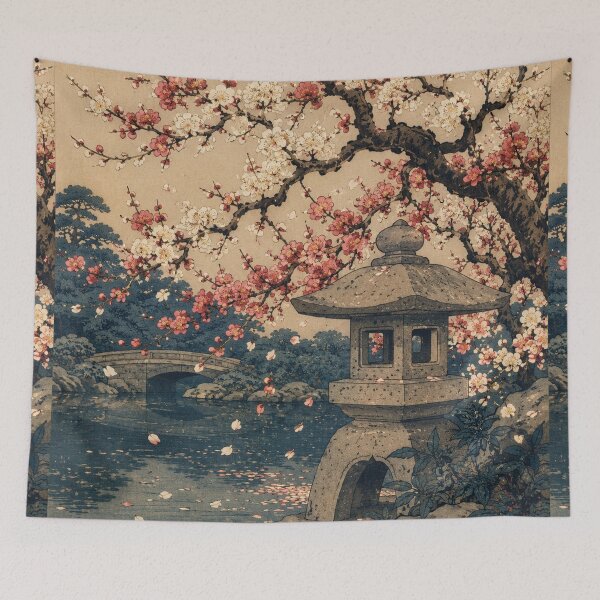 Item preview, Ume Blossom Wind - Vintage Japanese Nature Ukiyo-e Woodblock  designed and sold by bapupa.