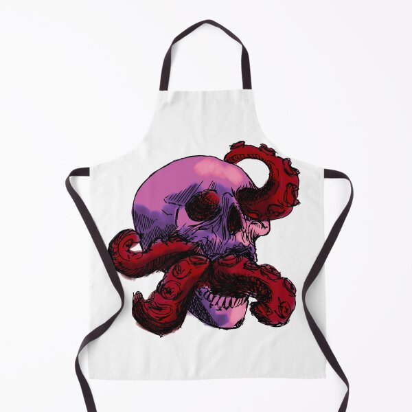 Item preview, Octo skull red designed and sold by dusty raccoon.
