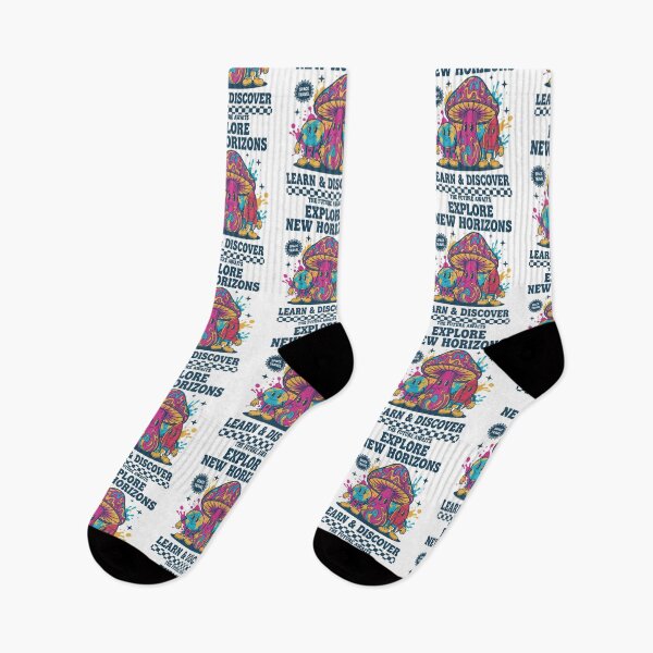 Item preview, Explore New Horizons Trippy Mushroom Rave designed and sold by LuminOrb.