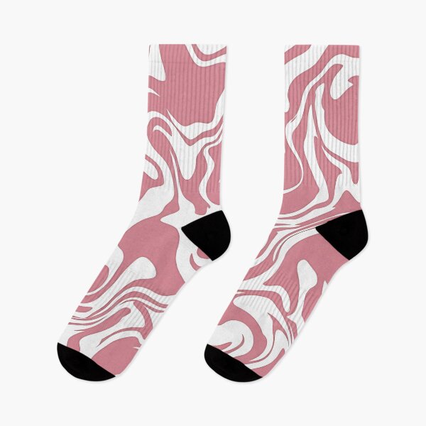 Item preview, Abstract Y2K Pink and White Wavy Pattern designed and sold by dahliyagh.