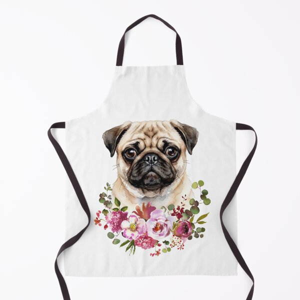 Item preview, Watercolor Pug designed and sold by Liededrom..