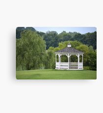 White Gazebo at Kelly's Ford, Virginia Canvas Print