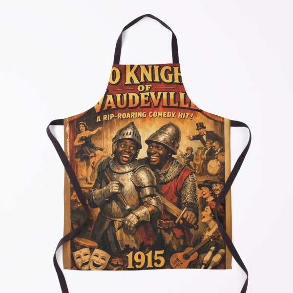 Item preview, Two Knights of Vaudeville retro theater poster designed and sold by Mauswohn.