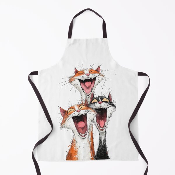 Item preview, Funny Laughing Cats Trio - Crazy Laugh Cartoon Cat Lover designed and sold by gokhanuzen.