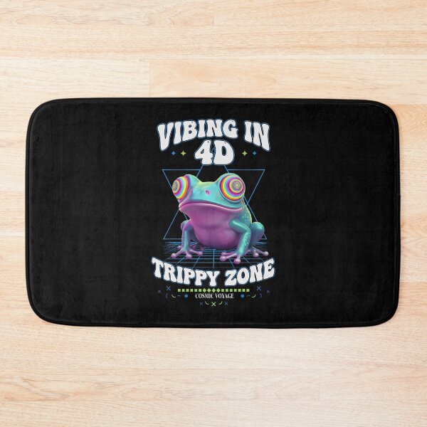 Item preview, Vibing In 4D Trippy Zone Hippie Music Trippy designed and sold by LuminOrb.
