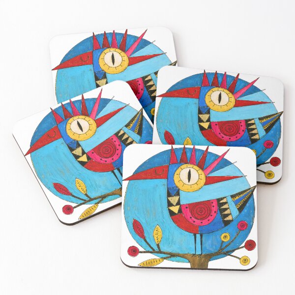 Item preview, T-Shirt - Sticker - Geometric Bird: Abstract Perch designed and sold by ForeverPrintsOK.