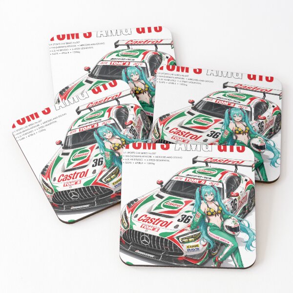 Item preview, 4K Miku Mercedes AMG JDM Anime Girl  designed and sold by MattSherman.