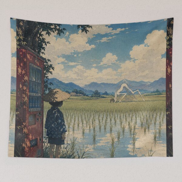 Item preview, Kune Kune's Stare - Vintage Japanese Legends Ukiyo-e Woodblock  designed and sold by bapupa.
