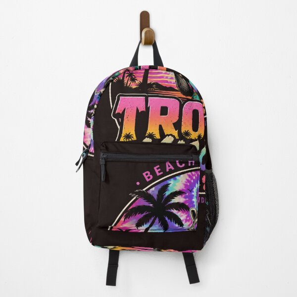 Item preview, Tropical Mischief Raccoon | Beach Paradise Retro Tie Dye Surf Design designed and sold by HOUSE OF TIST.