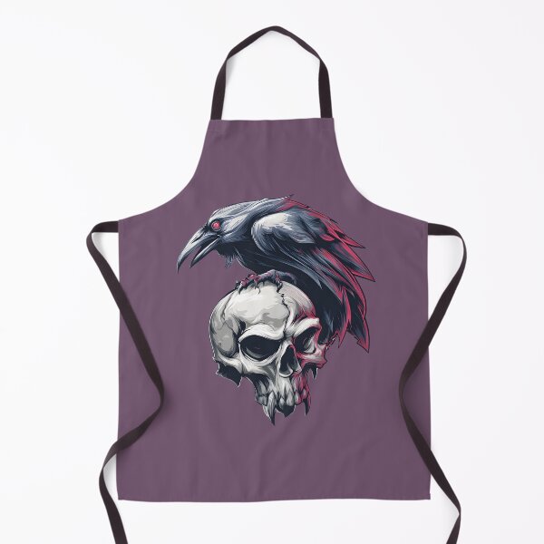 Item preview, Black Crow Evil Skull Emblem designed and sold by GrinGalore.
