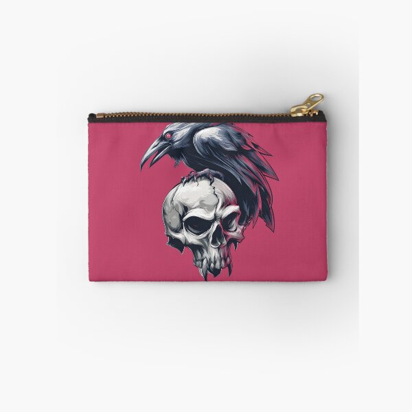 Item preview, Black Crow Evil Skull Emblem designed and sold by GrinGalore.
