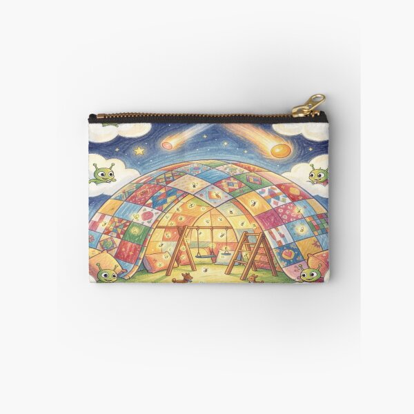 Item preview, Magical blanket castle in space with comets, aliens and glowing children's bedroom fantasy designed and sold by FotoworldEdel.
