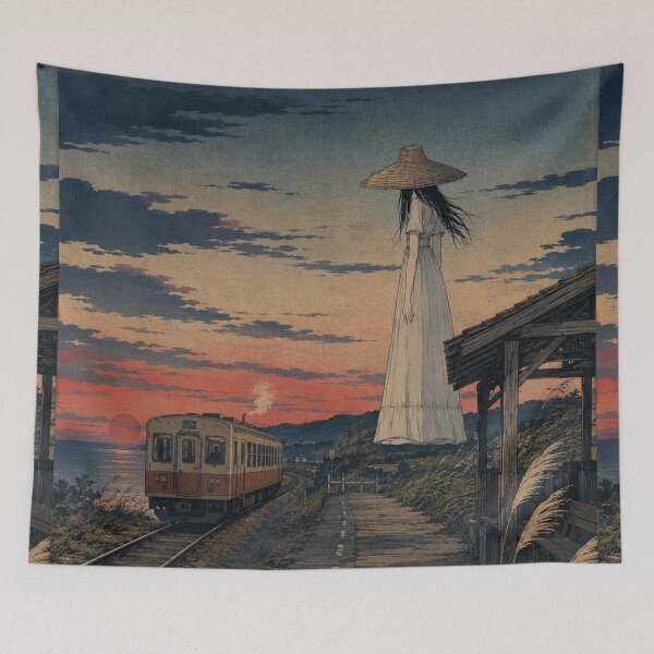 Item preview, 8-Foot Silence - Vintage Japanese Legends Ukiyo-e Woodblock  designed and sold by bapupa.