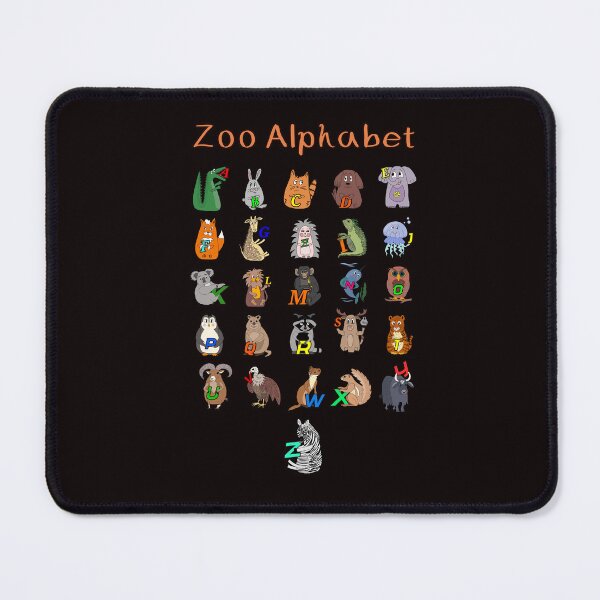 Item preview, Complete Animal Alphabet Poster for Kids - Cute Zoo ABC Wall Art for Nursery designed and sold by illeN-Art-World.