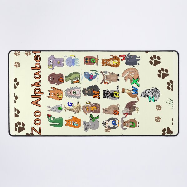Item preview, Complete Animal Alphabet Poster for Kids - Cute Zoo ABC Wall Art for Nursery designed and sold by illeN-Art-World.