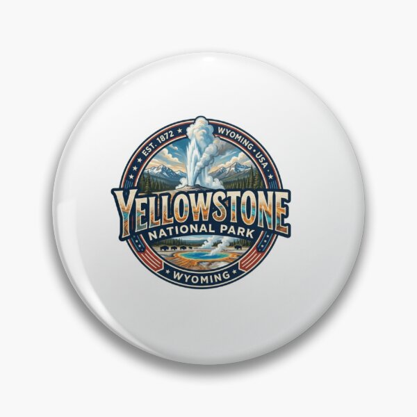 Item preview, Yellowstone Geyser Frontier Souvenir  designed and sold by Imaginarium of Chaos falcon88 .