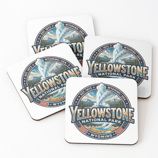 Item preview, Yellowstone Geyser Frontier Souvenir  designed and sold by Imaginarium of Chaos falcon88 .