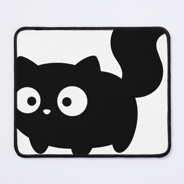 Item preview, Cute Black Quokka Cat Sticker - Kawaii Chibi Fluffy Animal Silhouette Print Minimalist Derpy Creature Nursery Wall Art designed and sold by BestChoiceService.