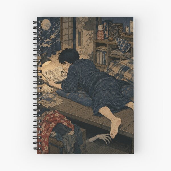 Item preview, The Girl on the Floor - Vintage Japanese Legends Ukiyo-e Woodblock  designed and sold by bapupa.