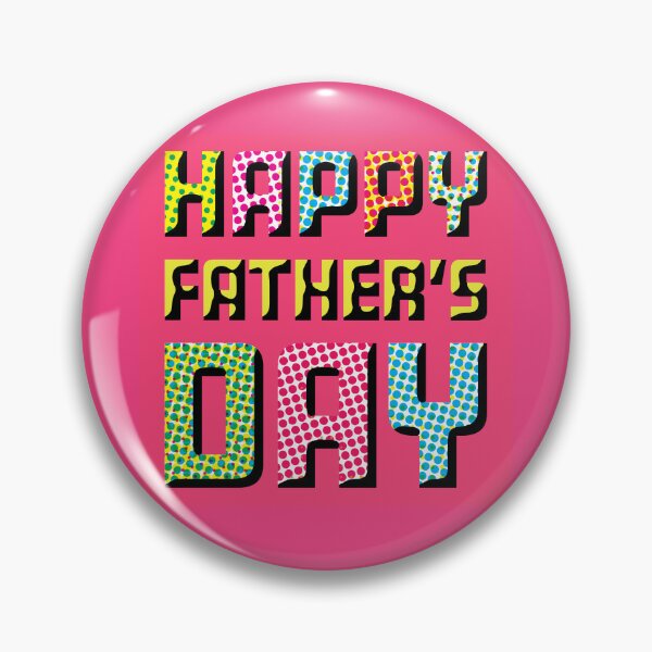 Item preview, Father's Day Colorful Op Art Typography  designed and sold by cremedecolor.