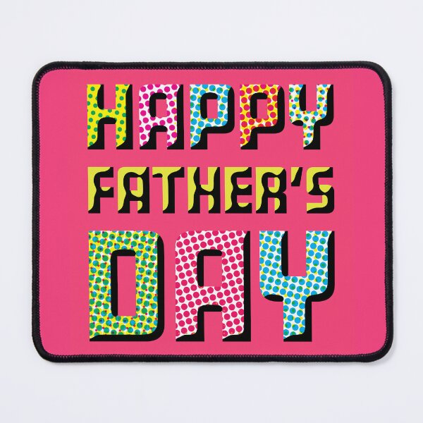 Item preview, Father's Day Colorful Op Art Typography  designed and sold by cremedecolor.